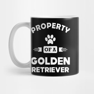 Golden Retriever - Property of a golden retriever Mug